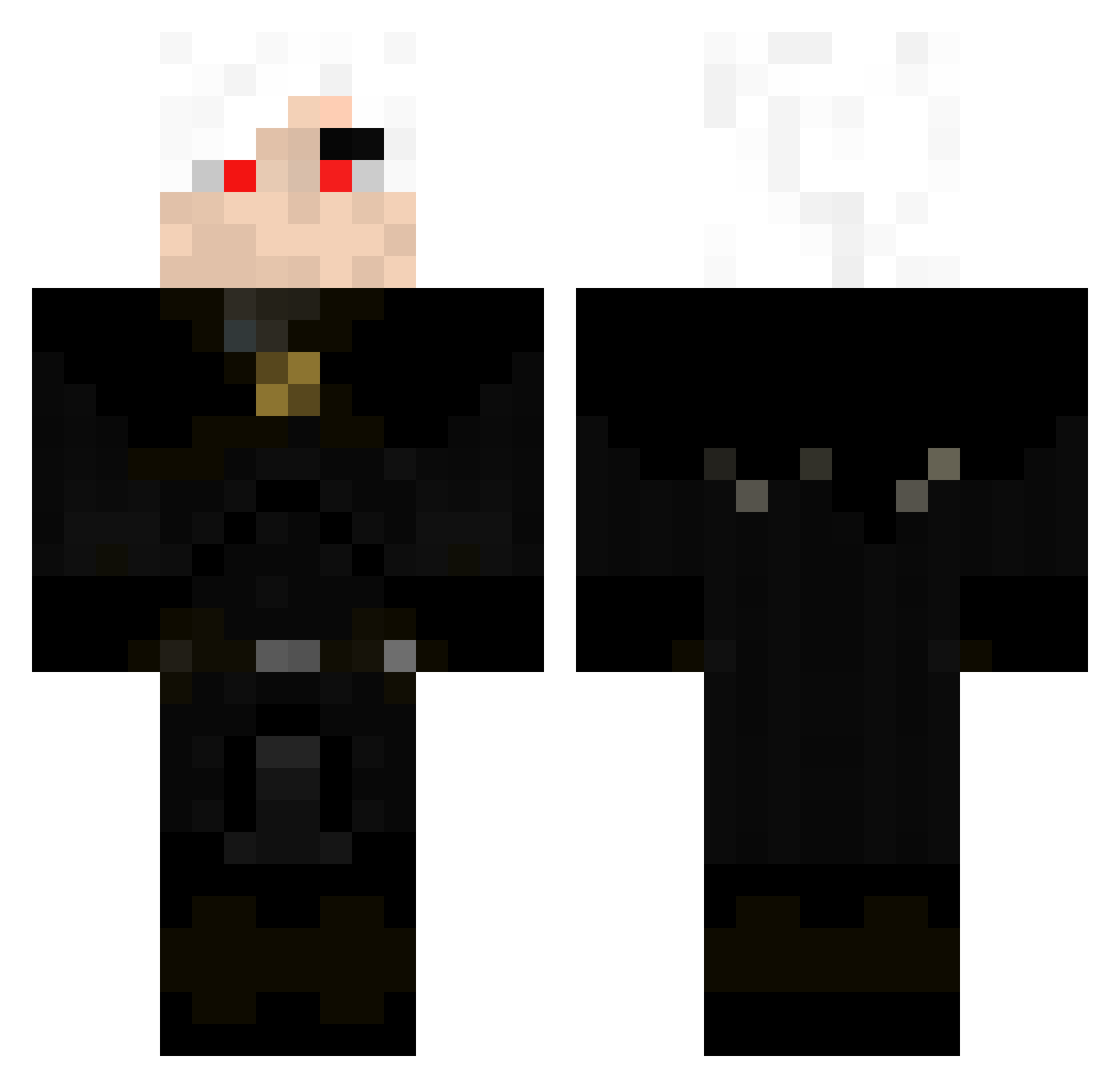 Tobyran Minecraft skin, front and back view
