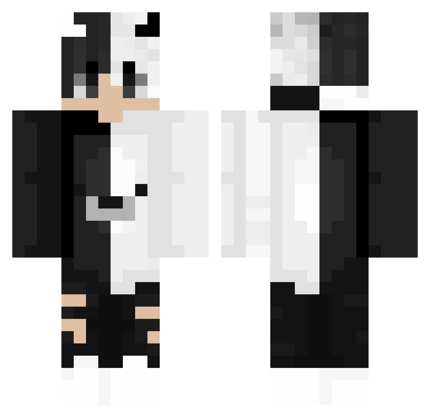 bzylu_p3dzio Minecraft skin, front and back view