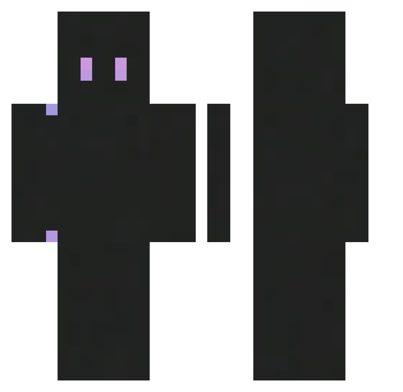 wdtnssjdr Minecraft skin, front and back view