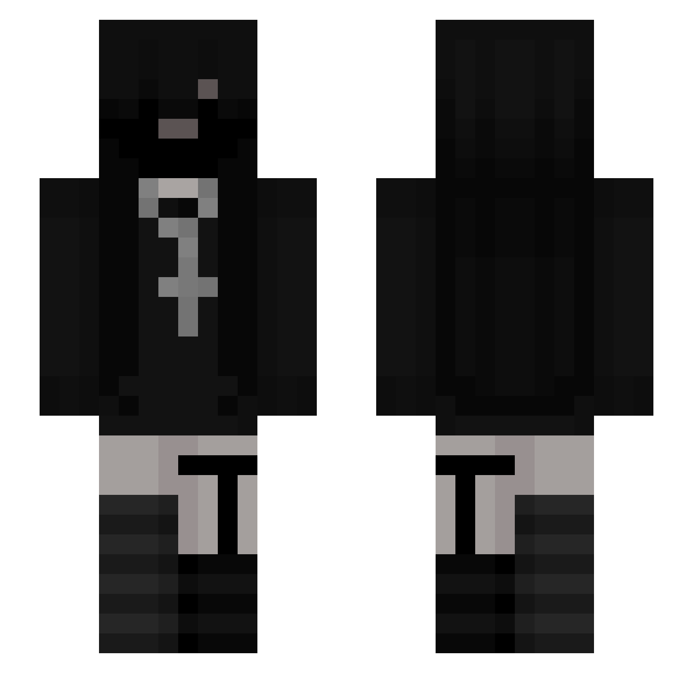 AceOfCards679 Minecraft skin, front and back view