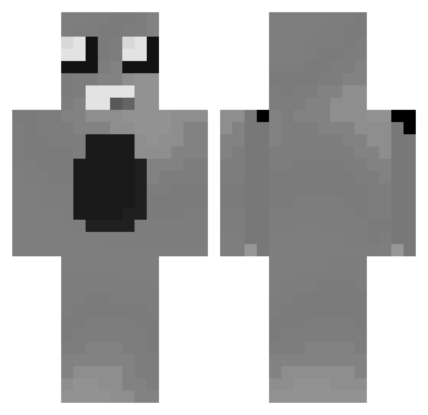 Desdemo1 Minecraft skin, front and back view