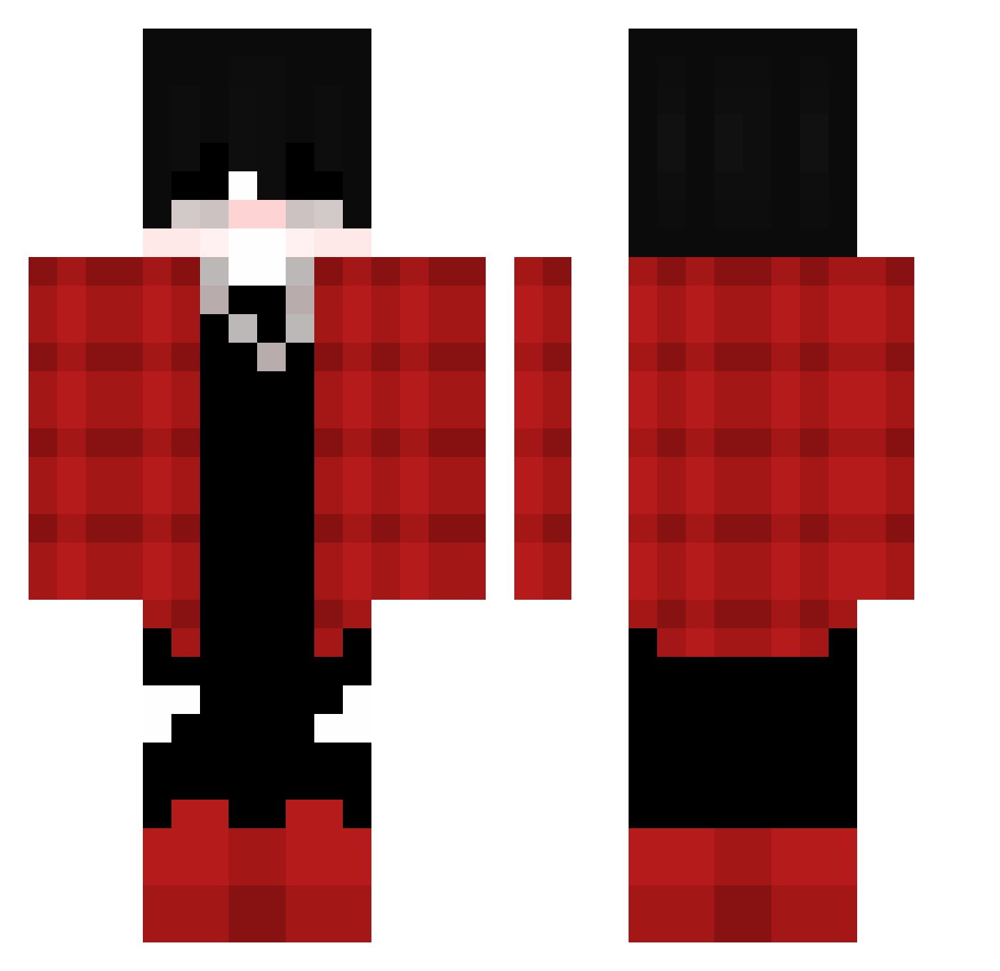 R1ngo178 Minecraft skin, front and back view