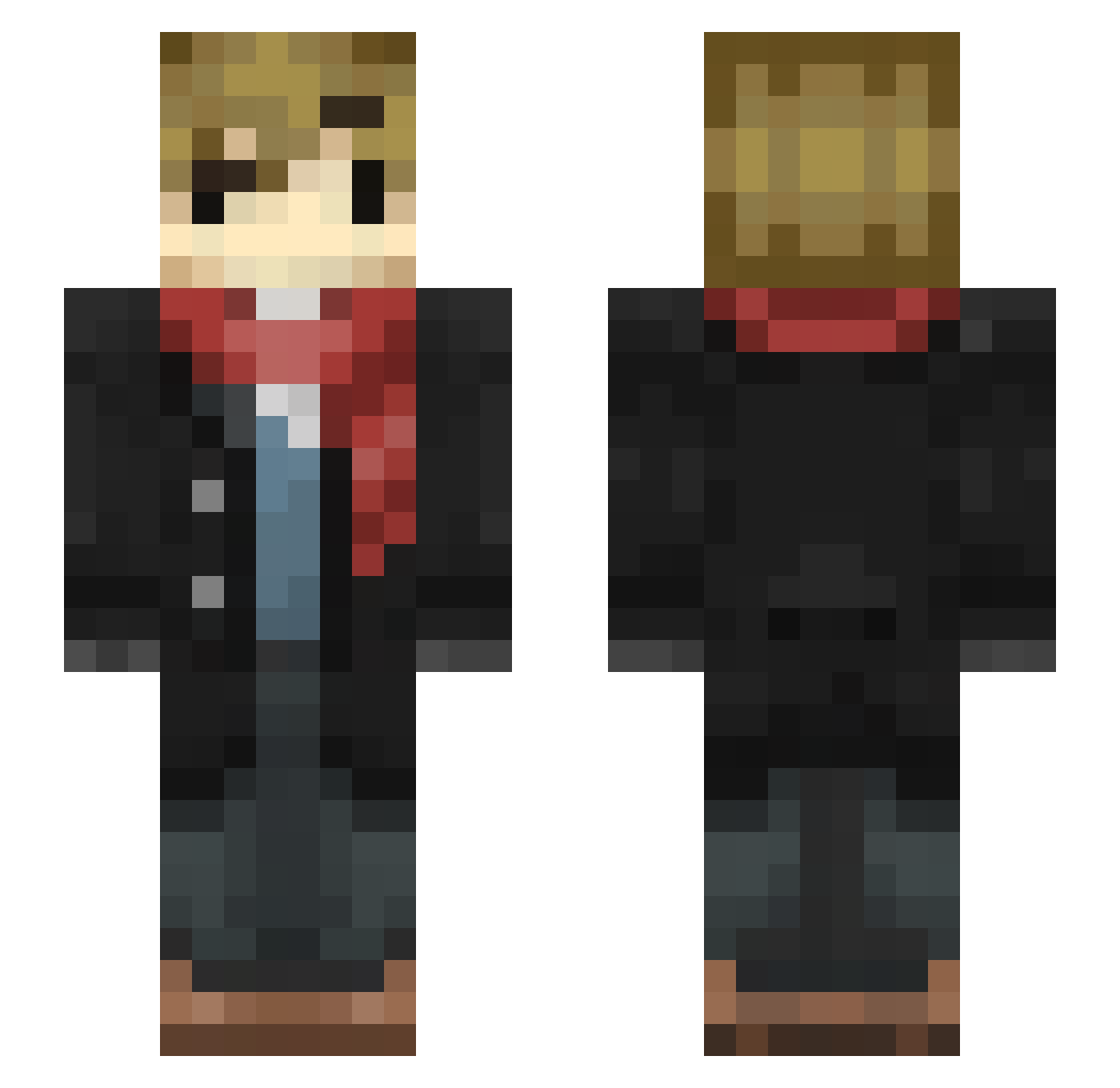 taternaterxx21 Minecraft skin, front and back view