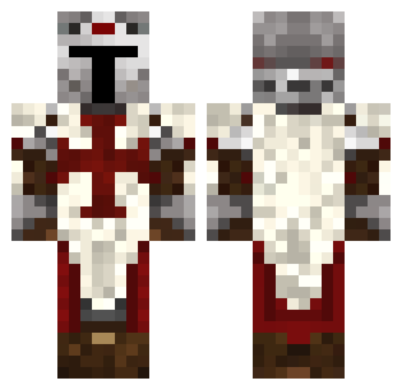 Regwan_ Minecraft skin, front and back view