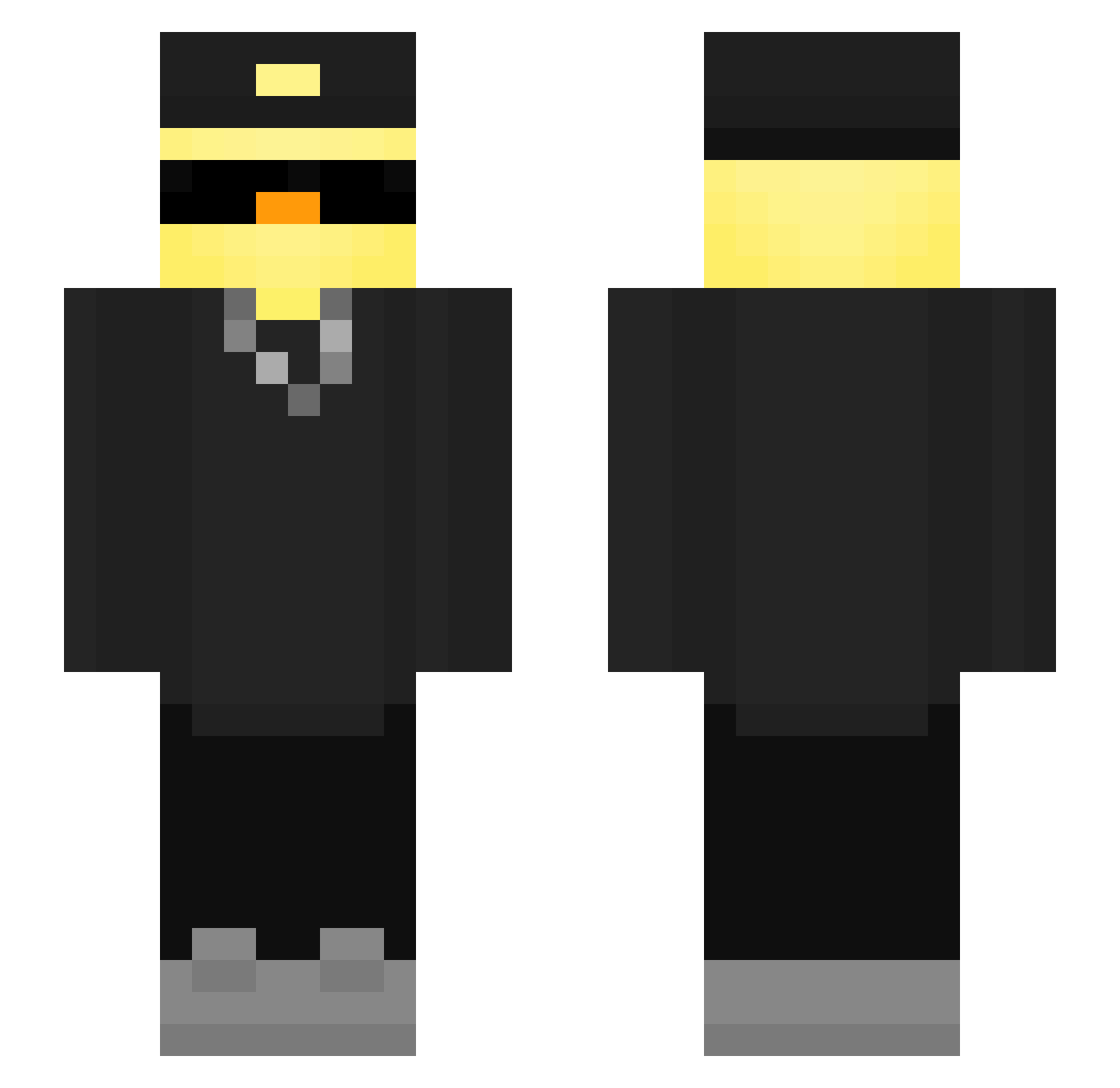 Z1n0x_ Minecraft skin, front and back view