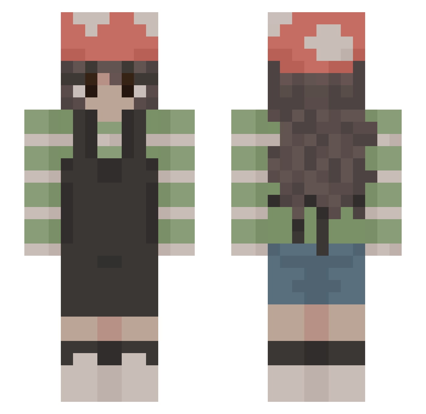 yellow_wrld Minecraft skin, front and back view