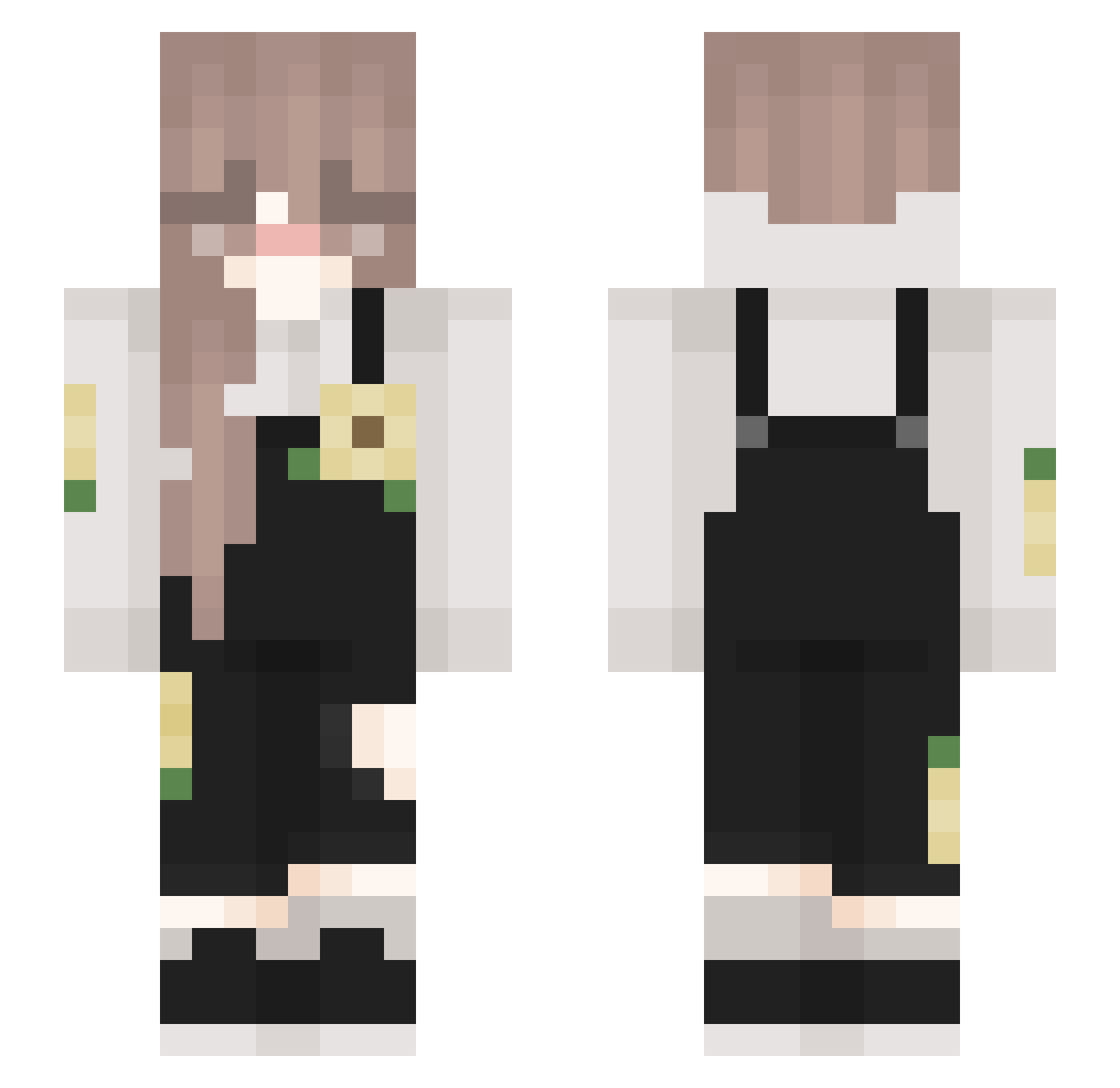 AwakeAt2am Minecraft skin, front and back view