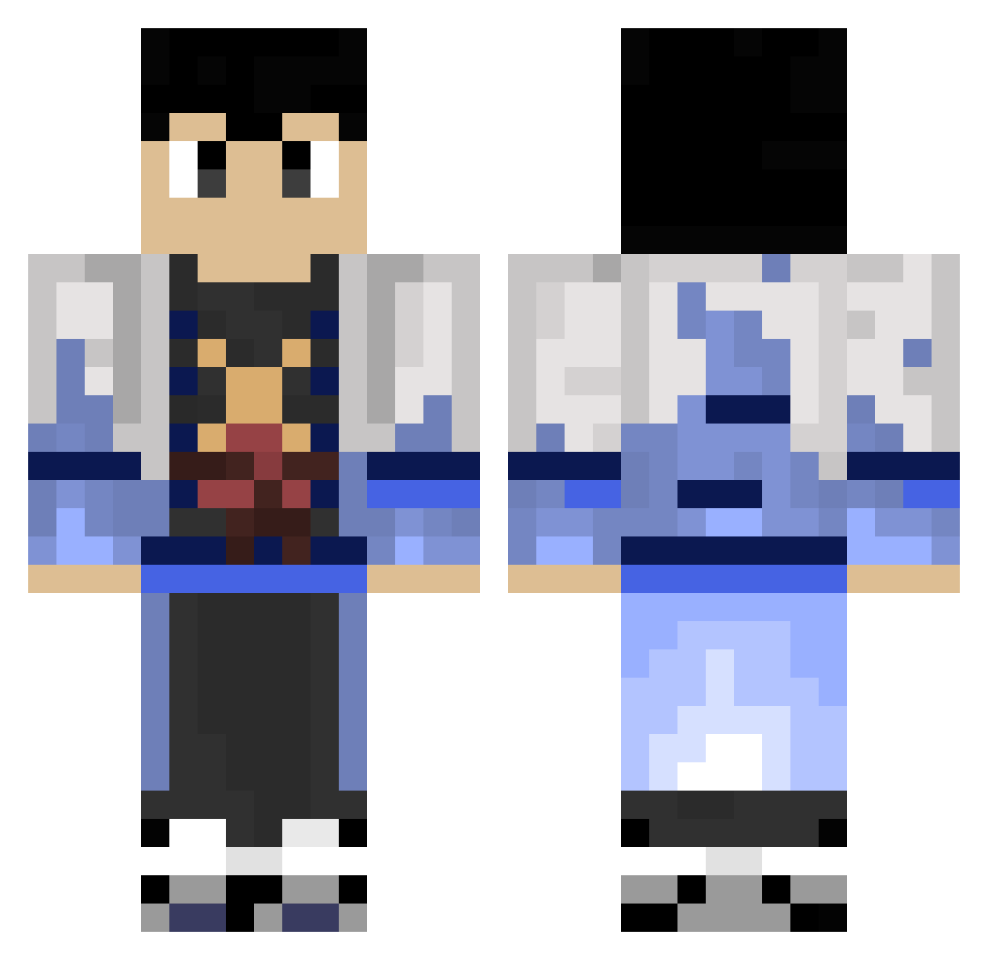 Owenpro326 Minecraft skin, front and back view
