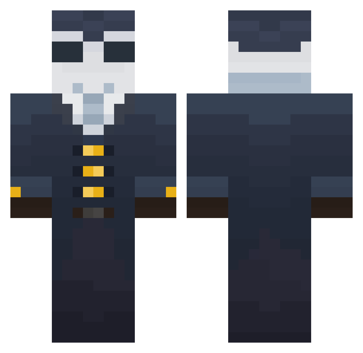 Schelts_ Minecraft skin, front and back view