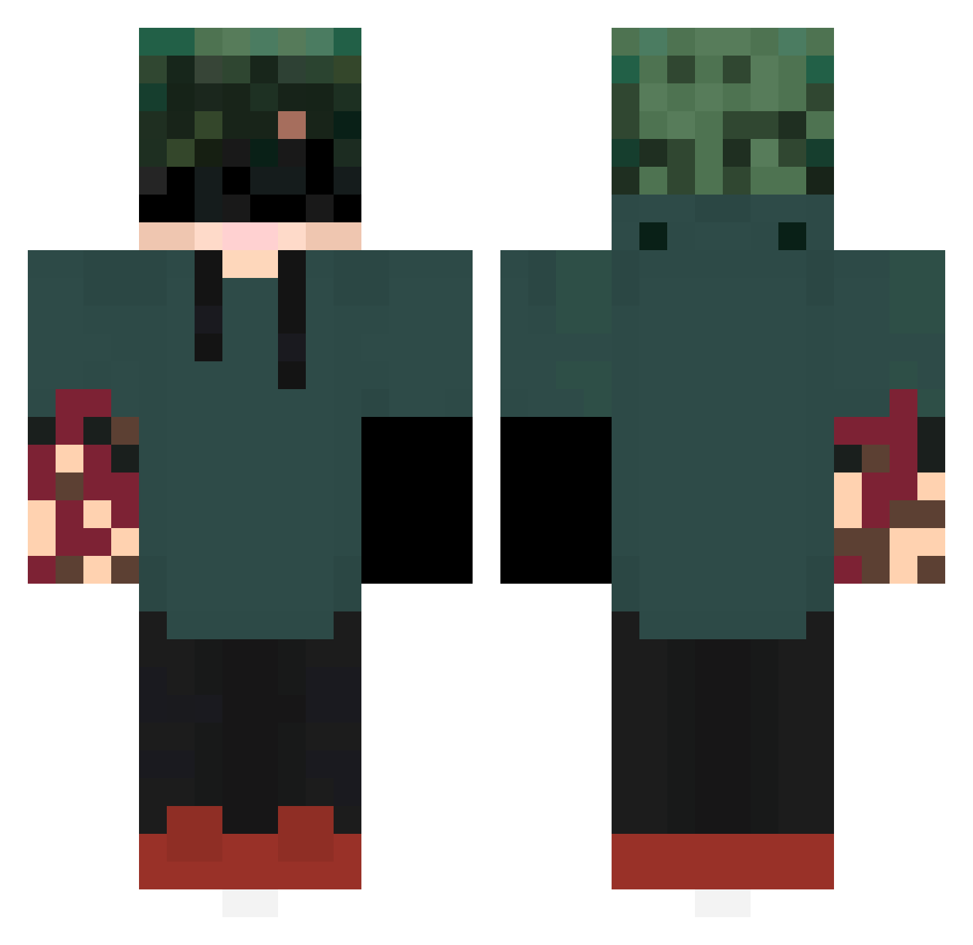 MrLukas0_ Minecraft skin, front and back view