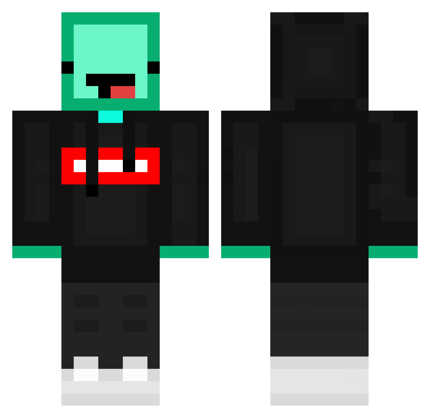 DRIFTIN5206Z Minecraft skin, front and back view