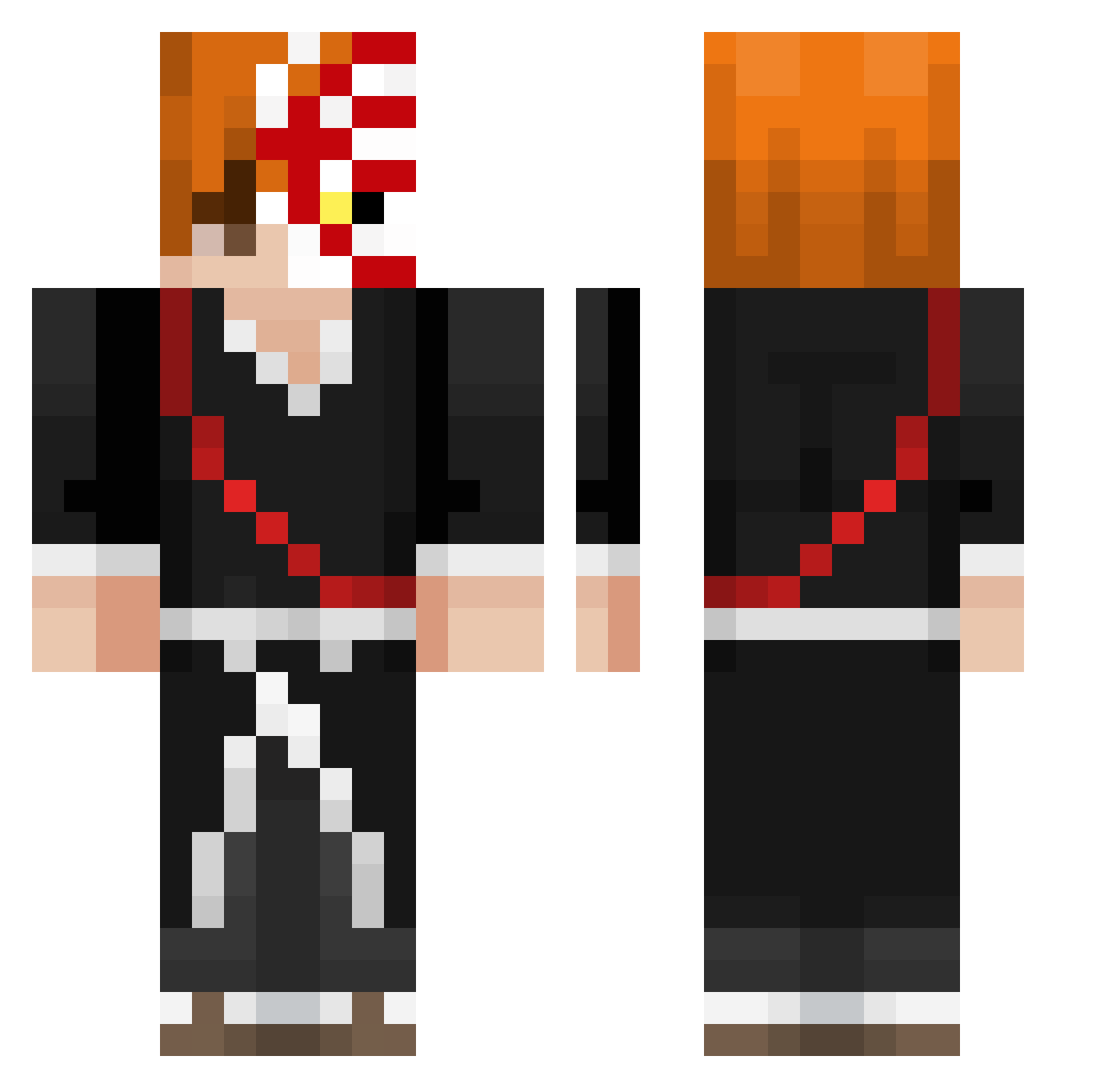 Can21 Minecraft skin, front and back view