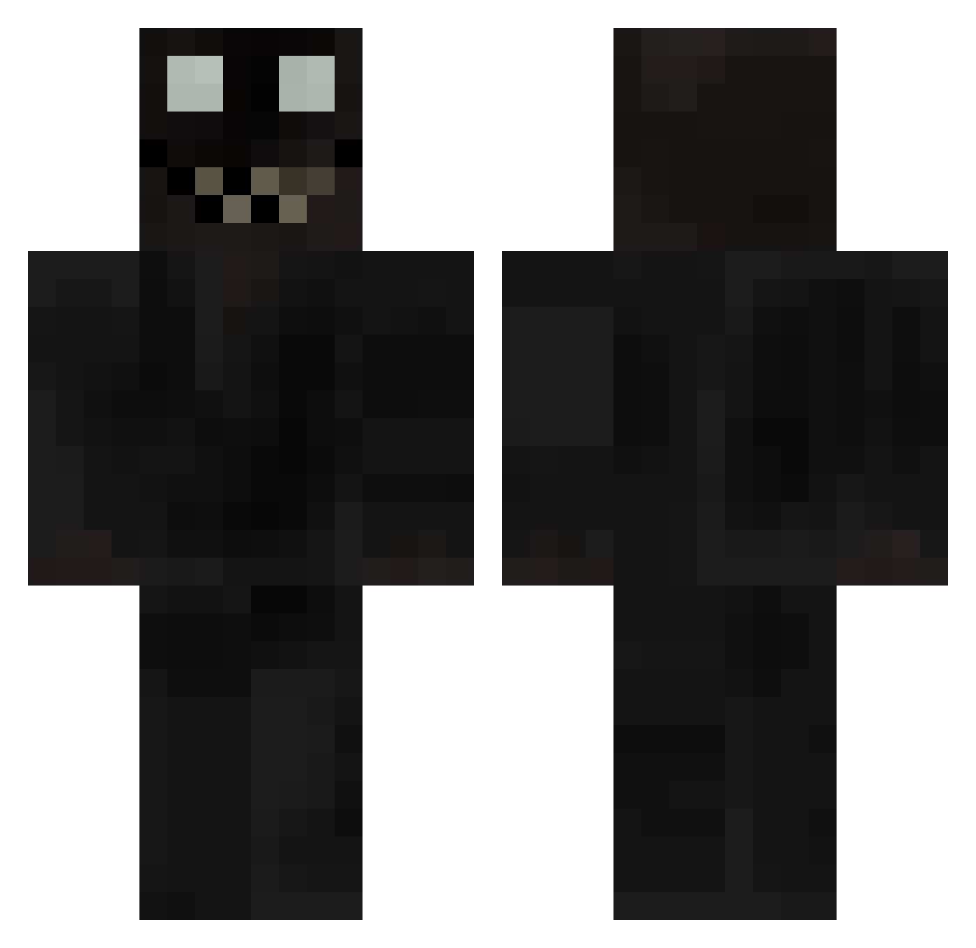 seth432 Minecraft skin, front and back view