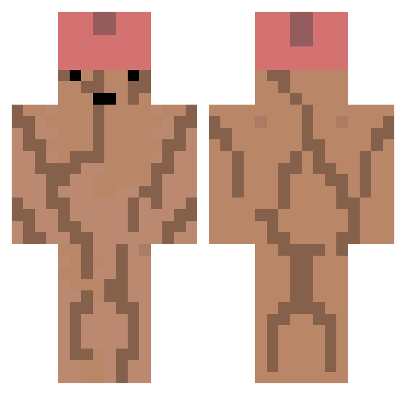 powalski_ Minecraft skin, front and back view