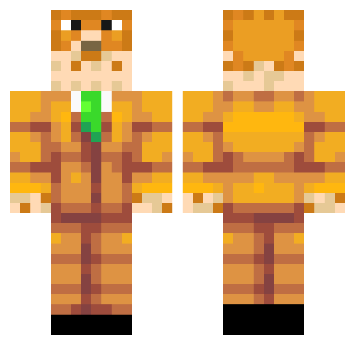 HAILSTORM9906 Minecraft skin, front and back view