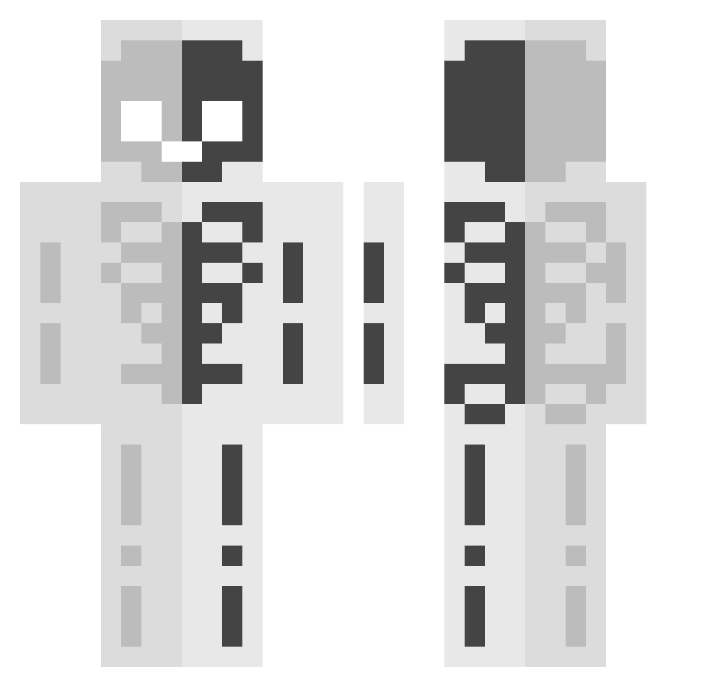 Firestorm19842 Minecraft skin, front and back view
