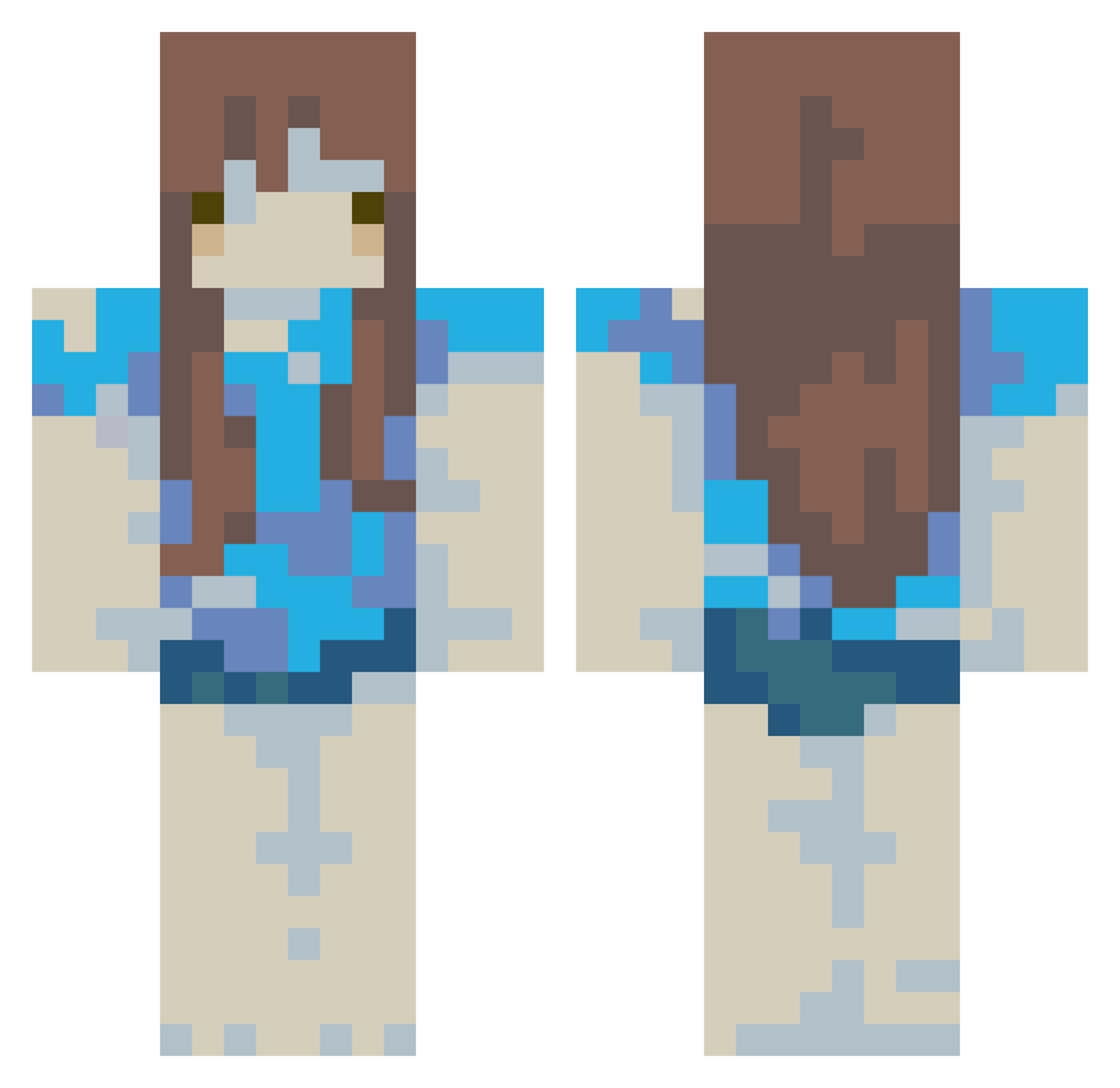 defenestratr_ Minecraft skin, front and back view