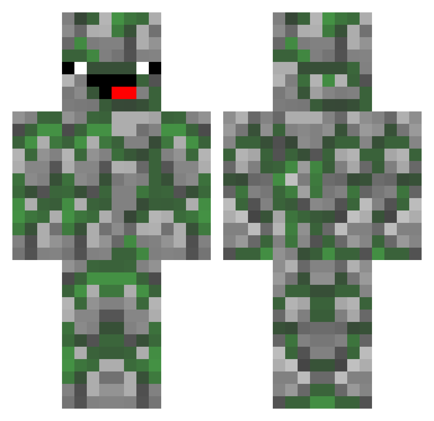 _Noob777Pro_ Minecraft skin, front and back view