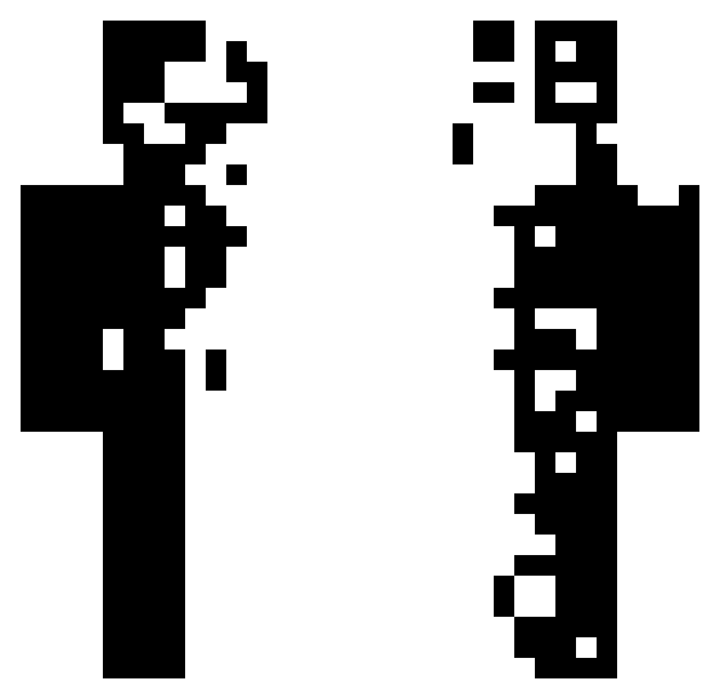 swerrxx Minecraft skin, front and back view