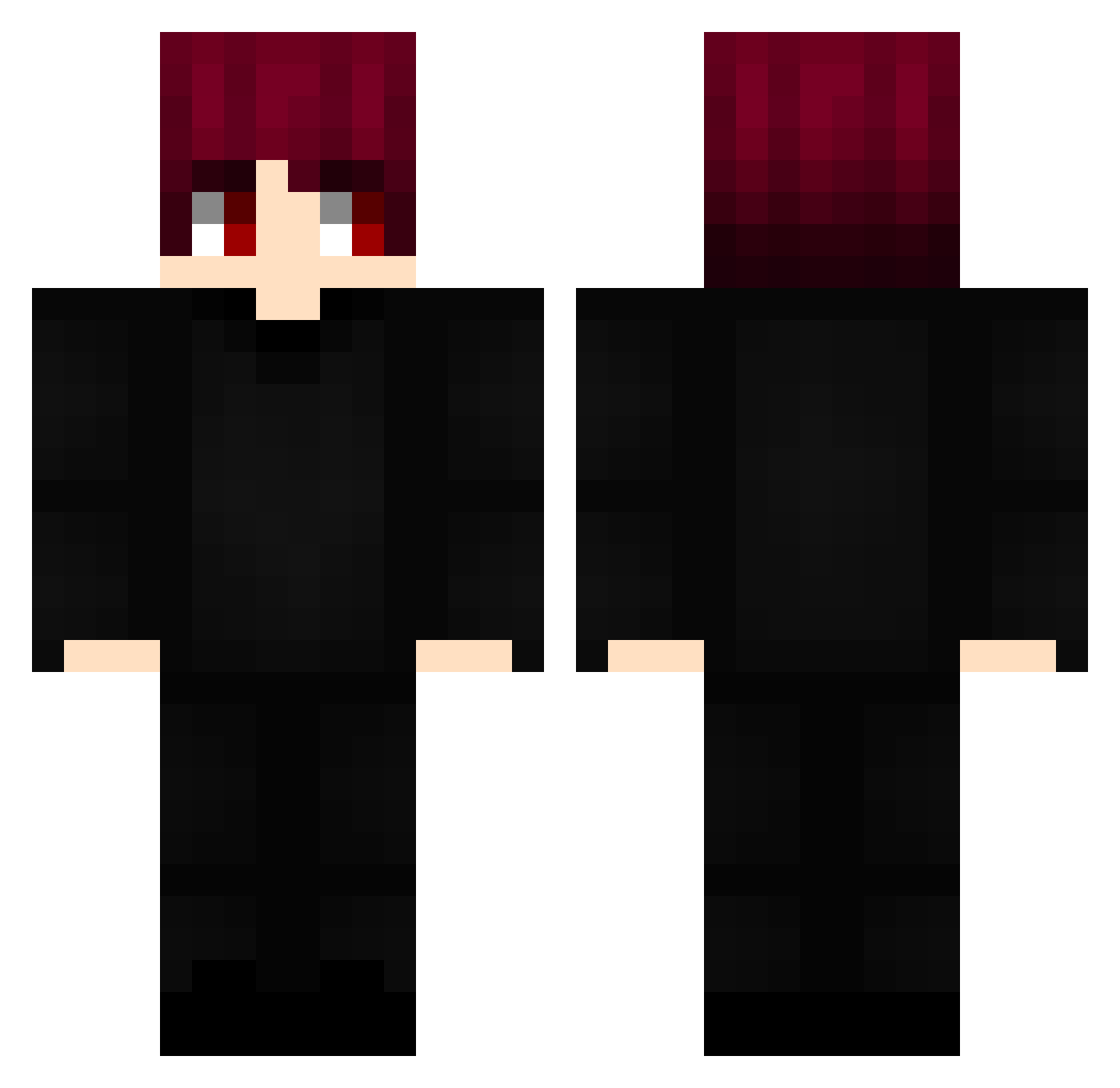WszunieK_ Minecraft skin, front and back view