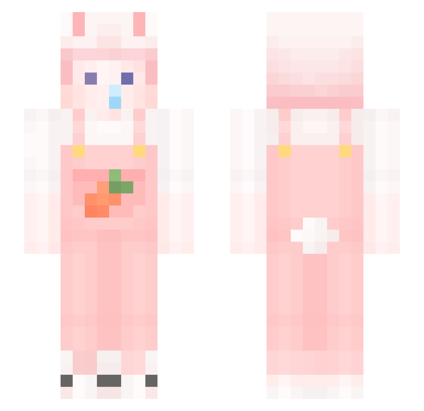 ChoJang88 Minecraft skin, front and back view