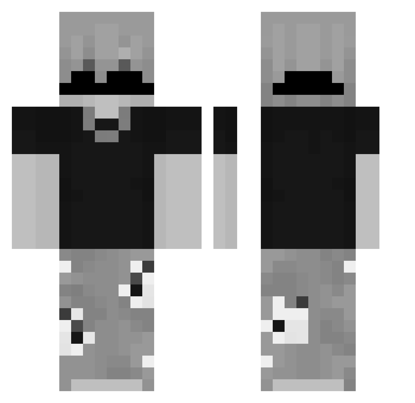 Only4You_ Minecraft skin, front and back view