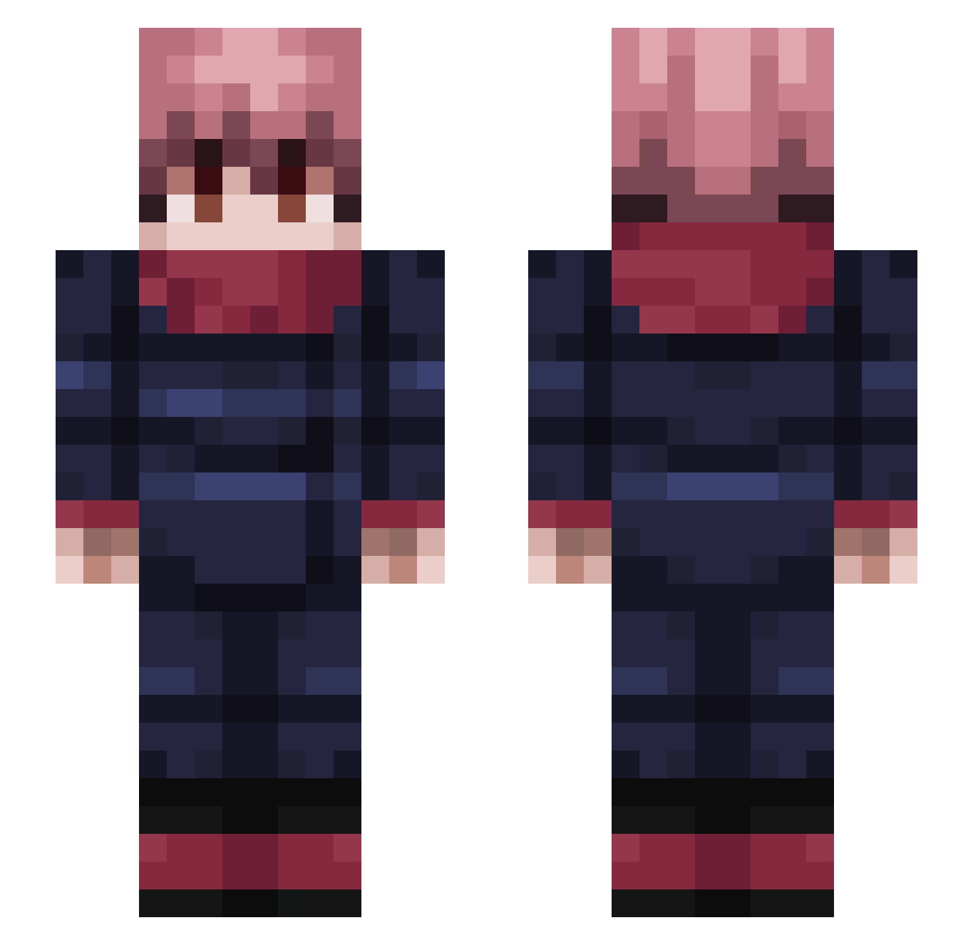 Mlody_G7 Minecraft skin, front and back view