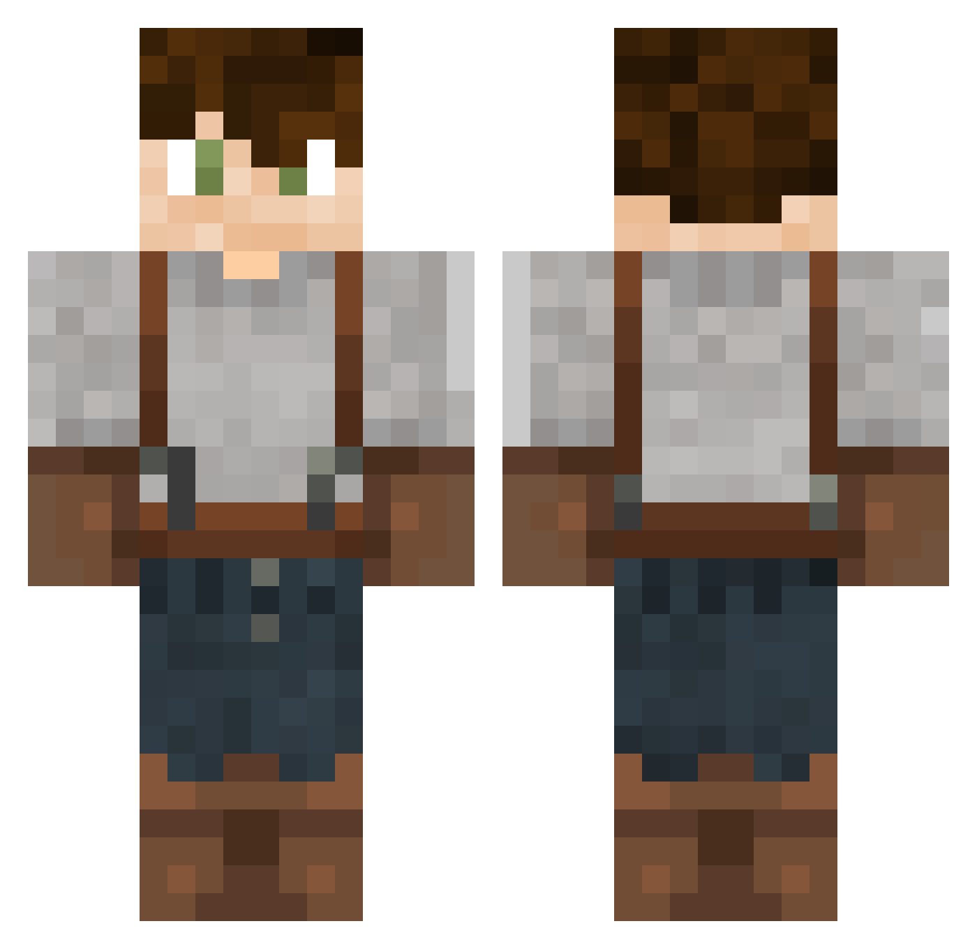 danpanna293 Minecraft skin, front and back view