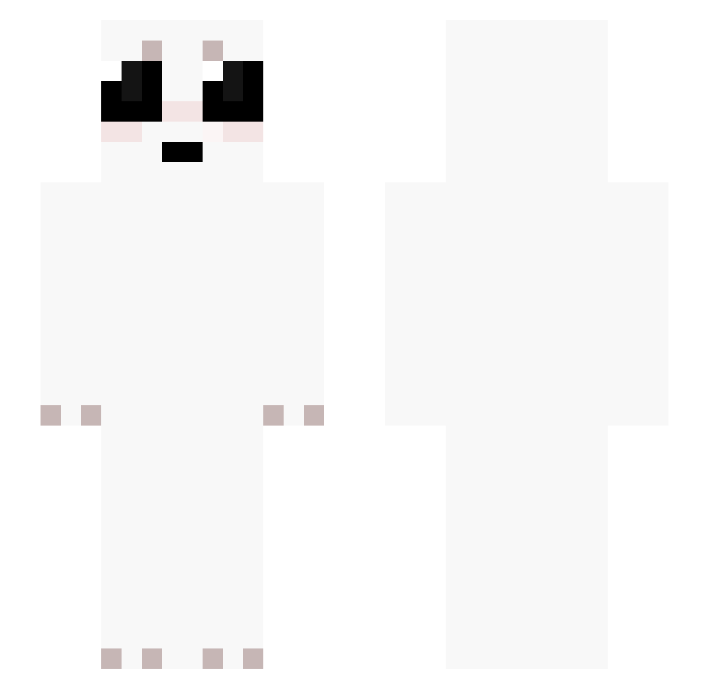 spagity_ Minecraft skin, front and back view