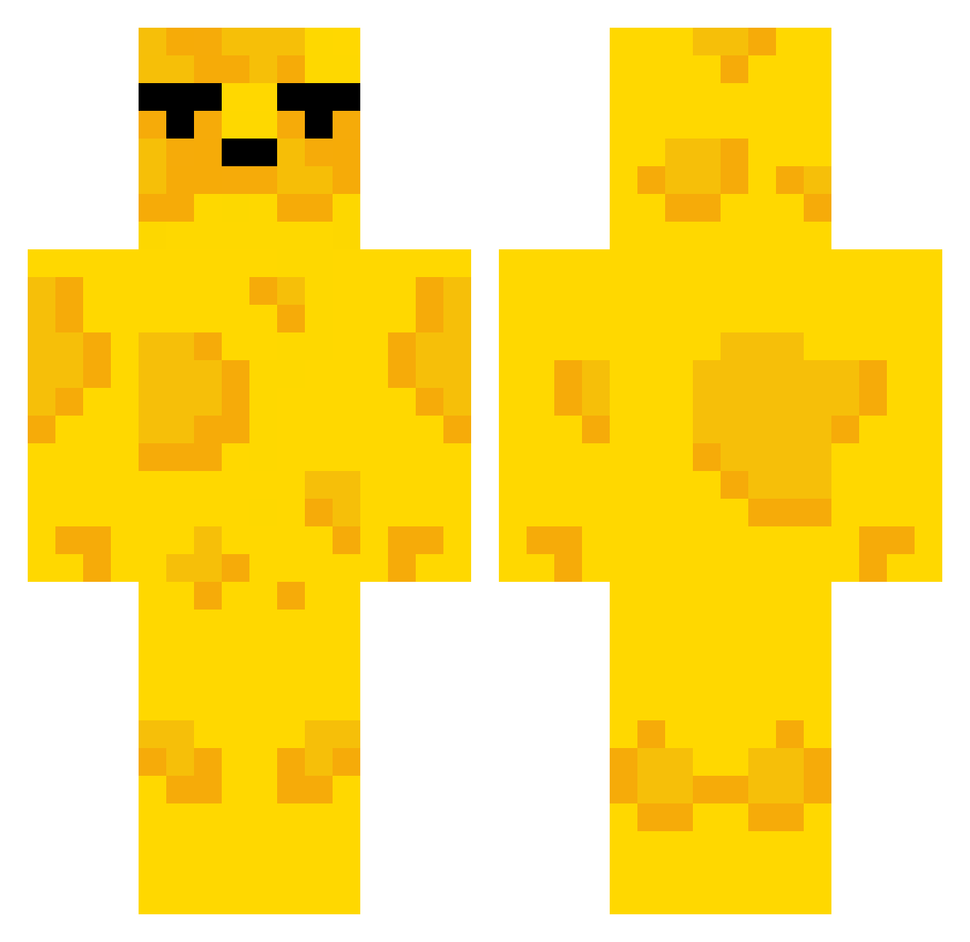 ImAnnoyed_LoL Minecraft skin, front and back view