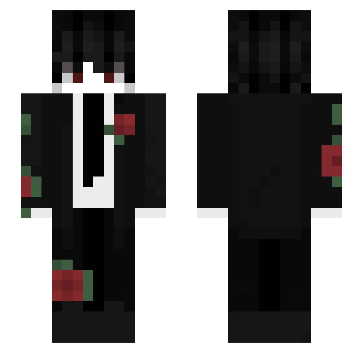 _vtz_012 Minecraft skin, front and back view