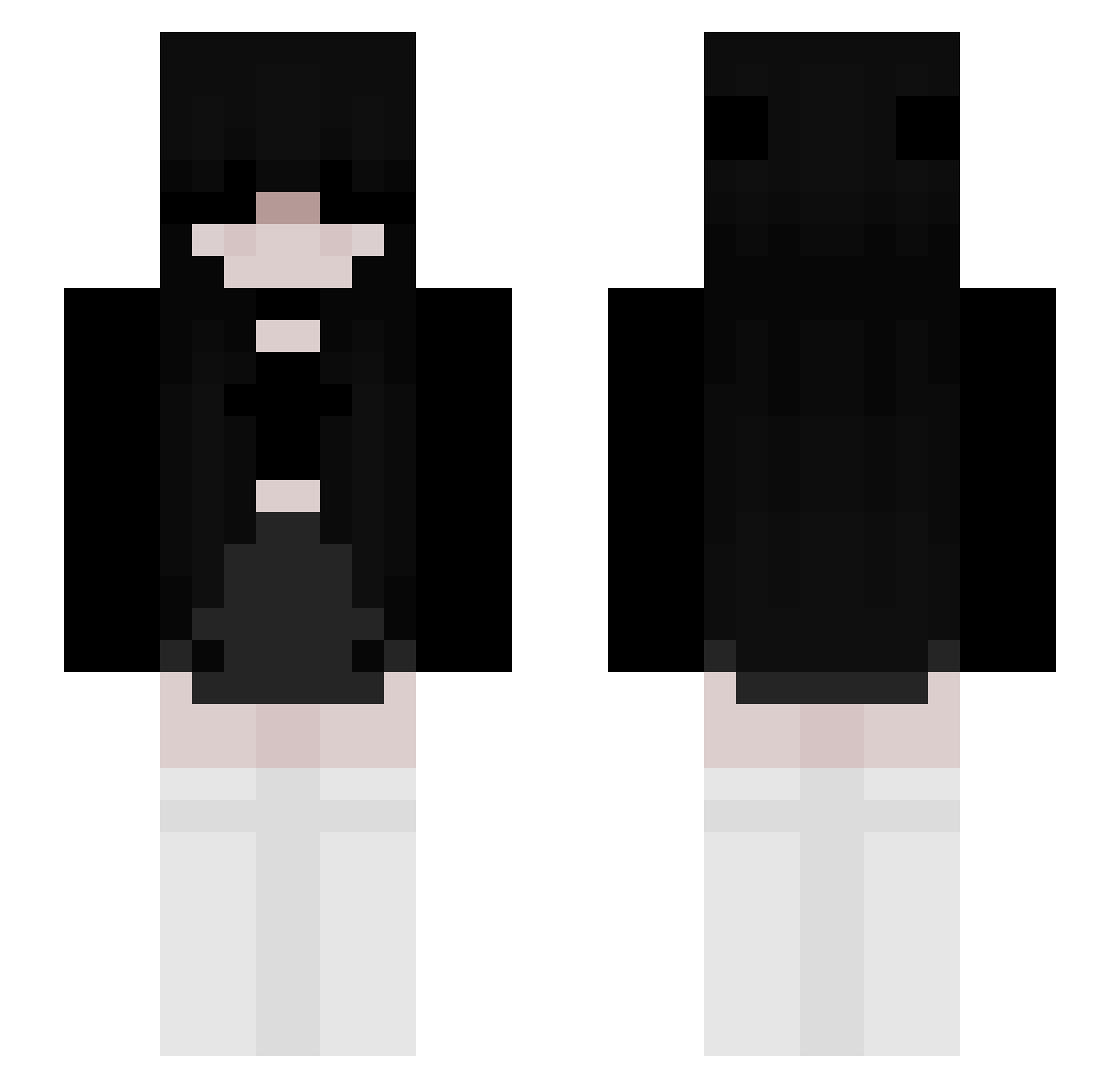 Ranoi Minecraft skin, front and back view