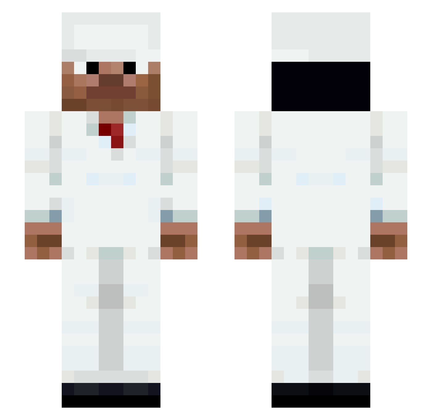Elias_Kempter Minecraft skin, front and back view
