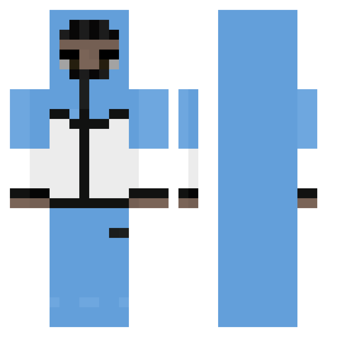 mamboskienogi Minecraft skin, front and back view