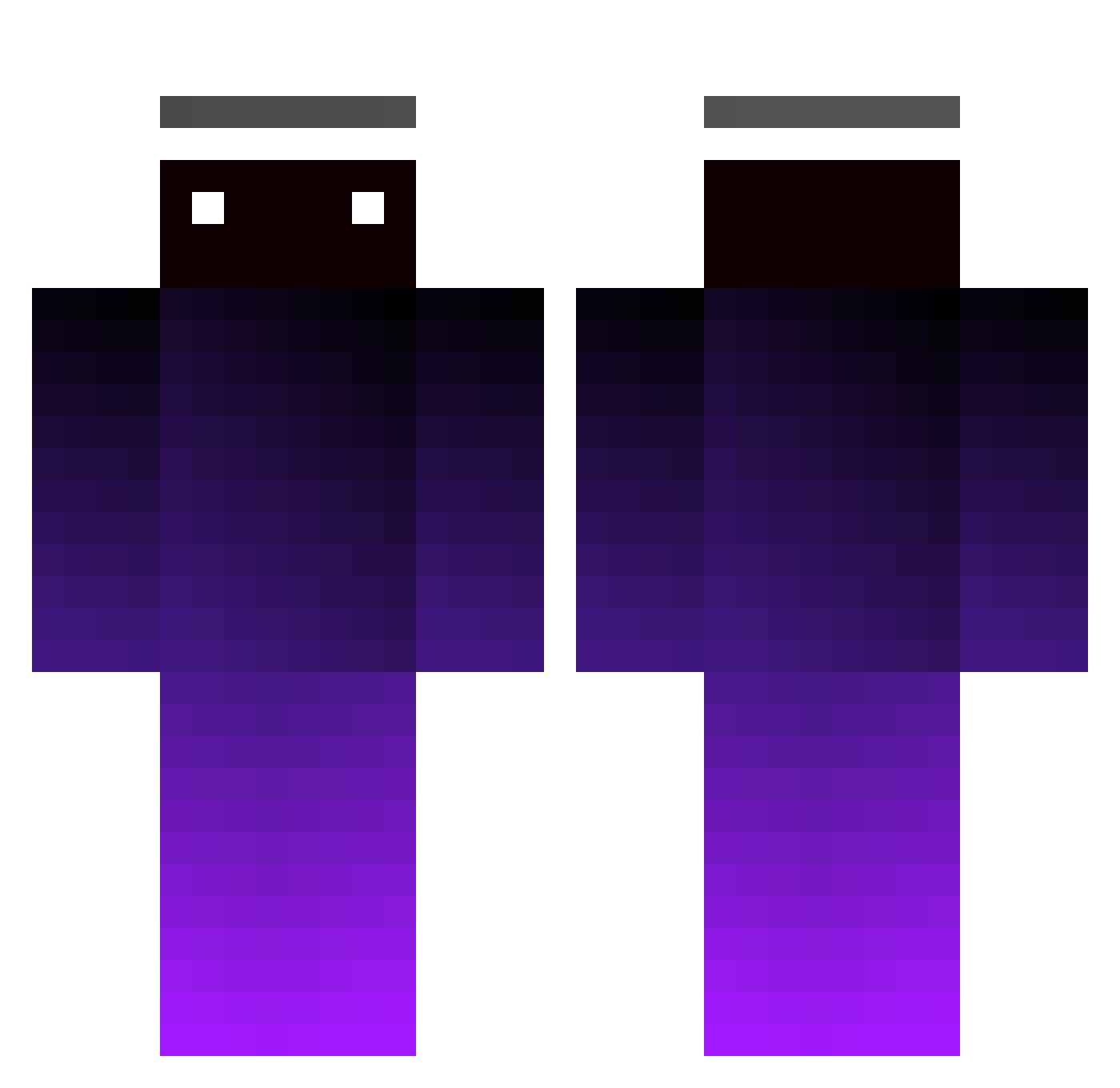 SAMO1223 Minecraft skin, front and back view