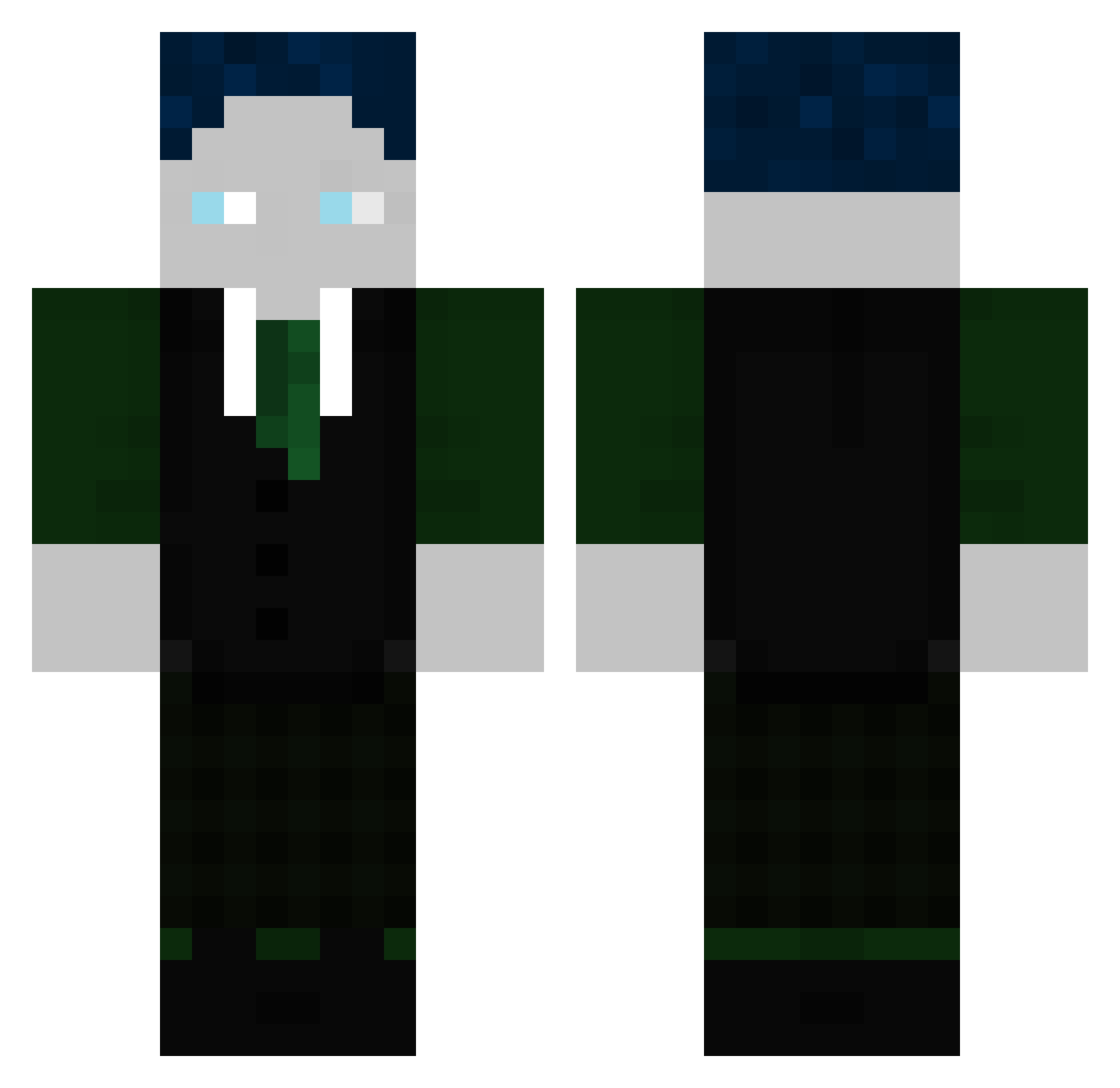 Anton_4000 Minecraft skin, front and back view