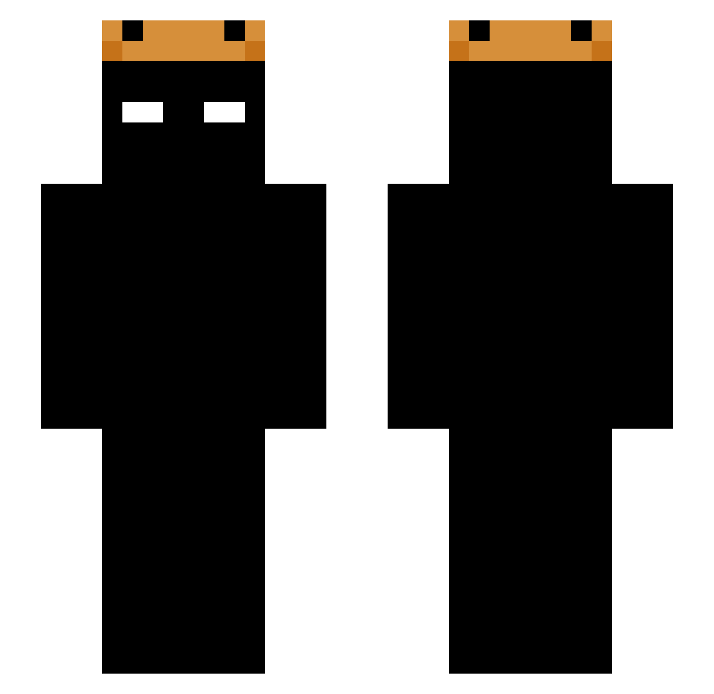 realdealsteppa18 Minecraft skin, front and back view