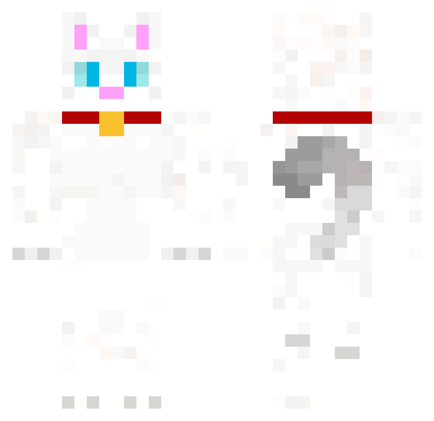 KEEYN Minecraft skin, front and back view