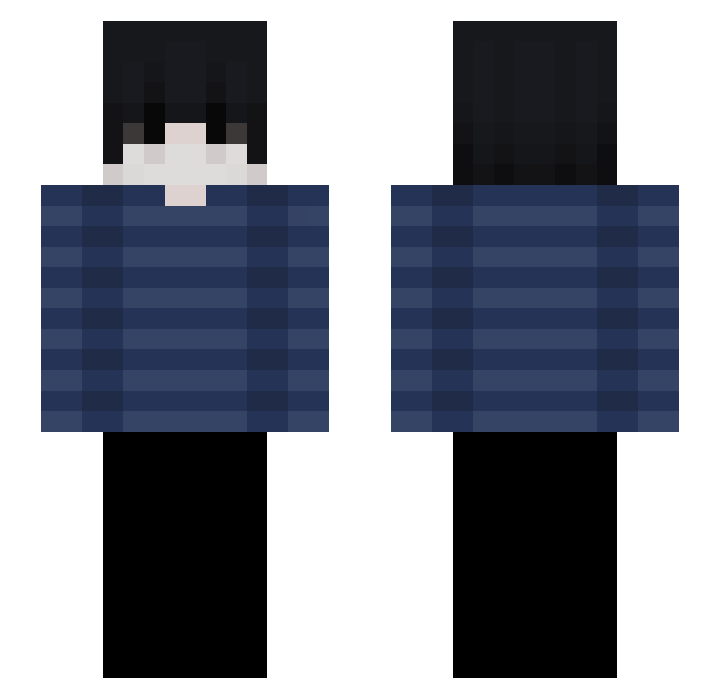 onlymatei Minecraft skin, front and back view