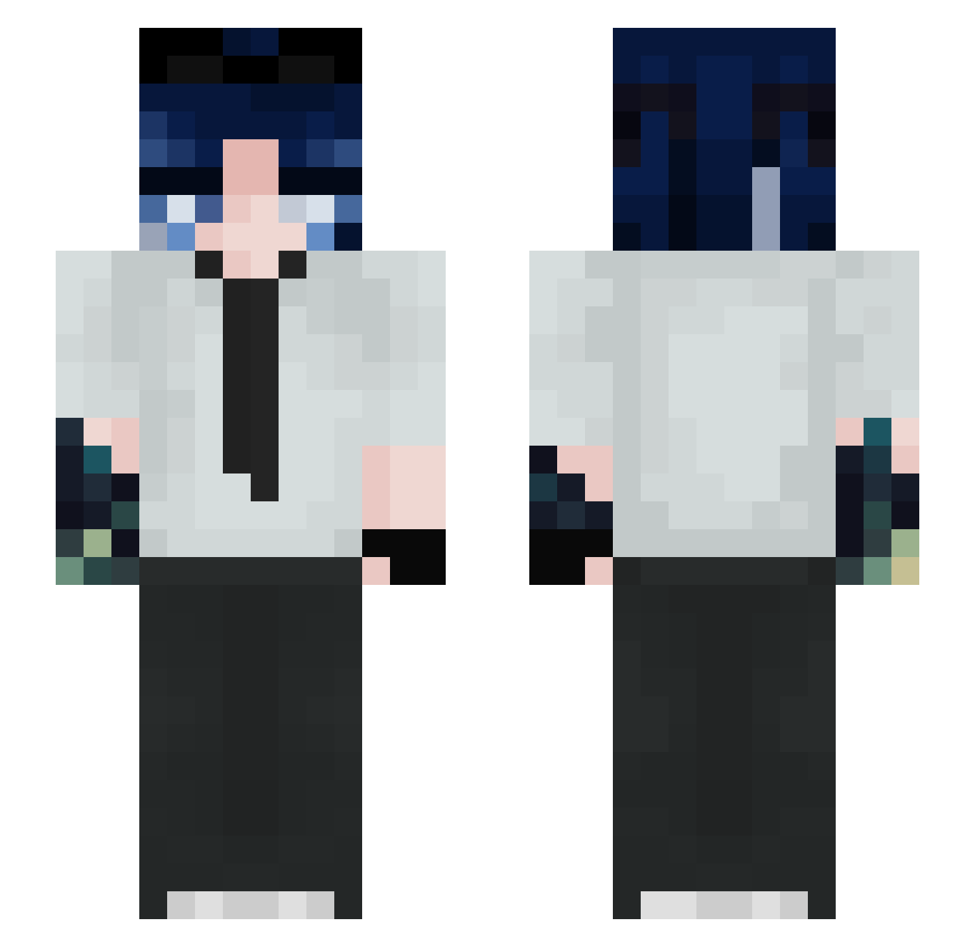 waillanti Minecraft skin, front and back view