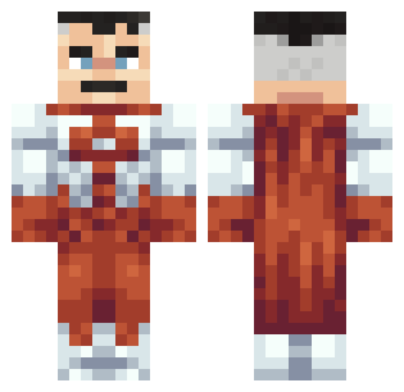 I_JSPR_I Minecraft skin, front and back view