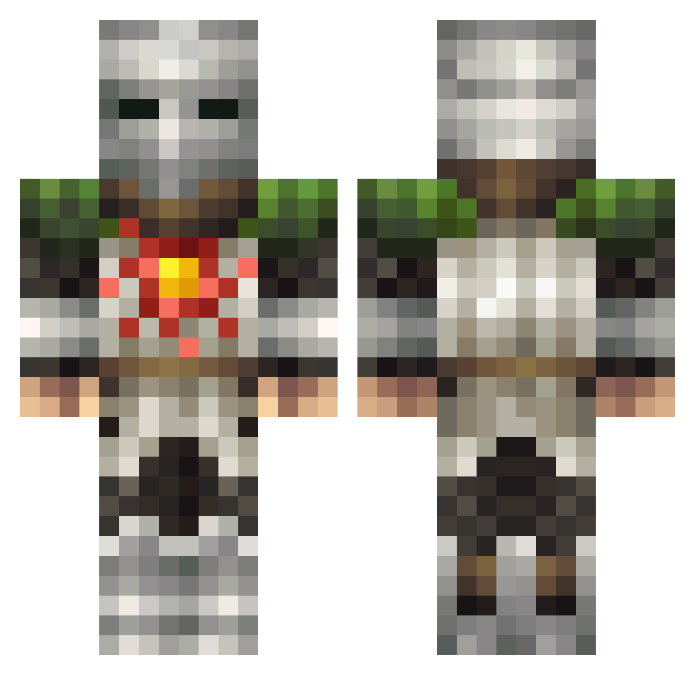 Sig_Frizzanti Minecraft skin, front and back view