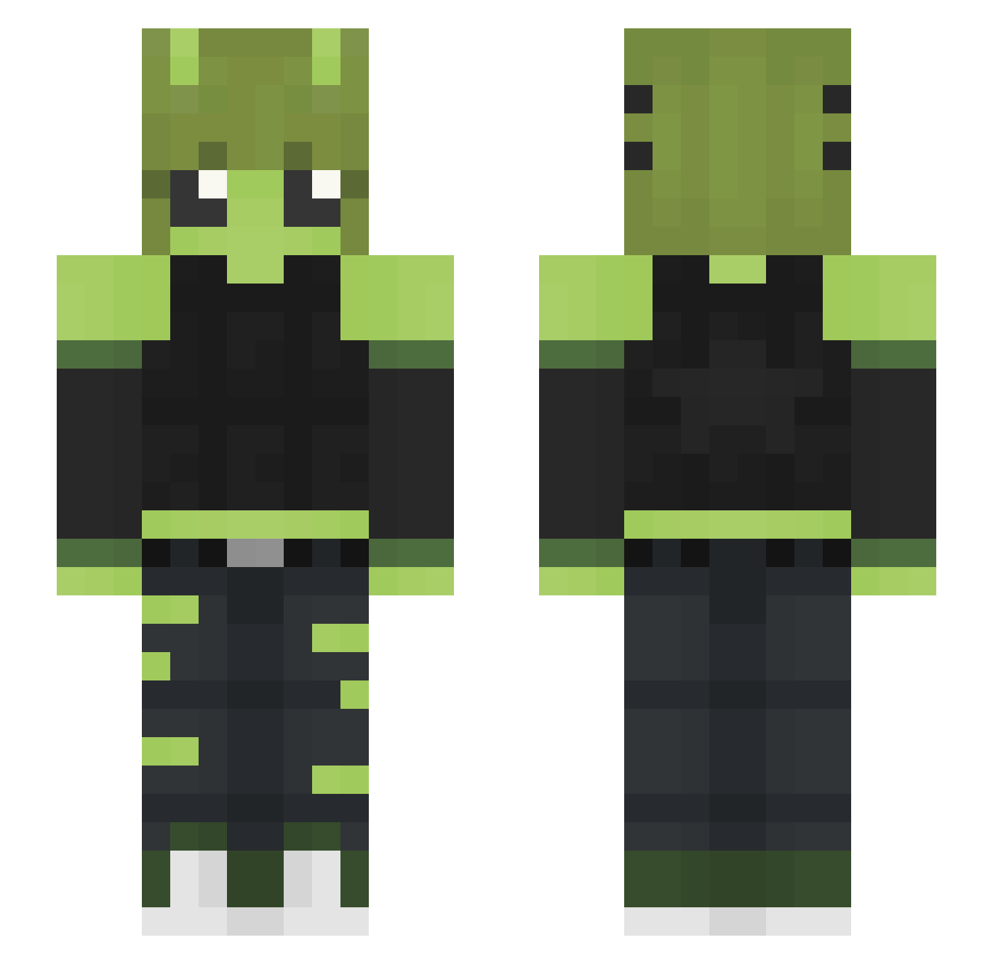 Aneczka_Z Minecraft skin, front and back view