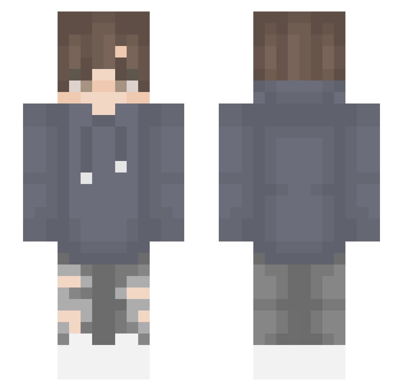 Kayoh_s Minecraft skin, front and back view