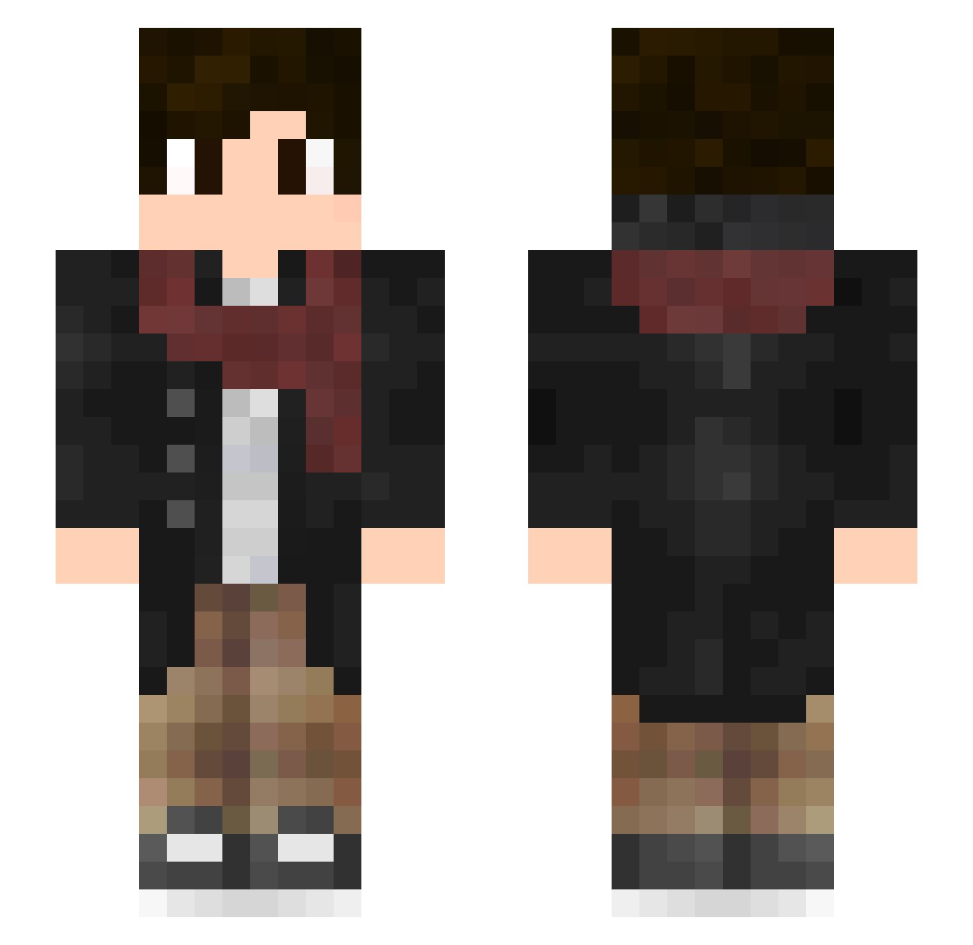 Suyiyan Minecraft skin, front and back view