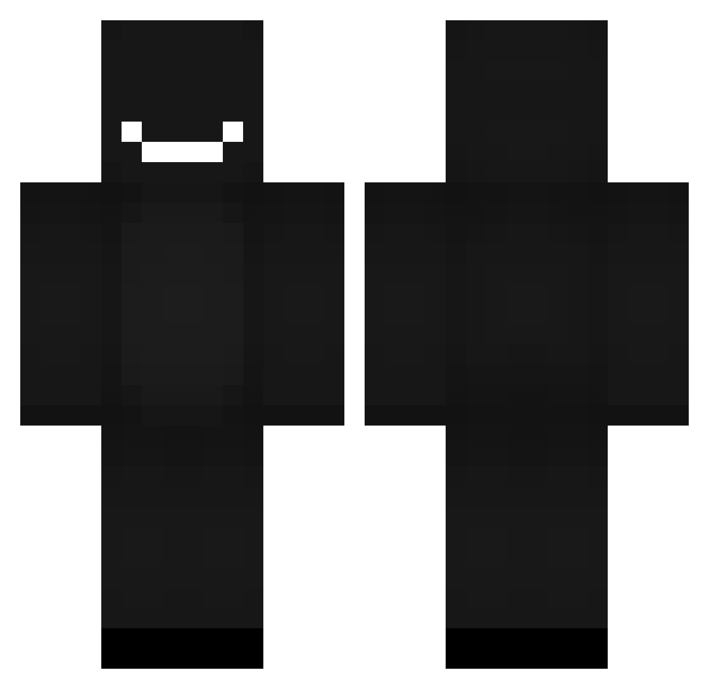 BananaGamer777 Minecraft skin, front and back view