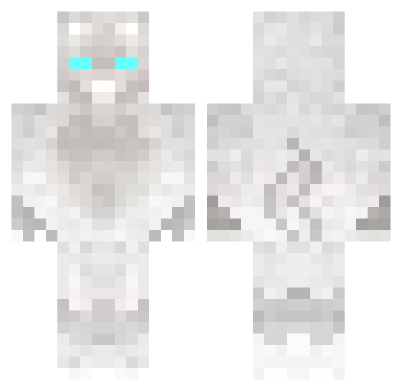 xyMaarc1 Minecraft skin, front and back view