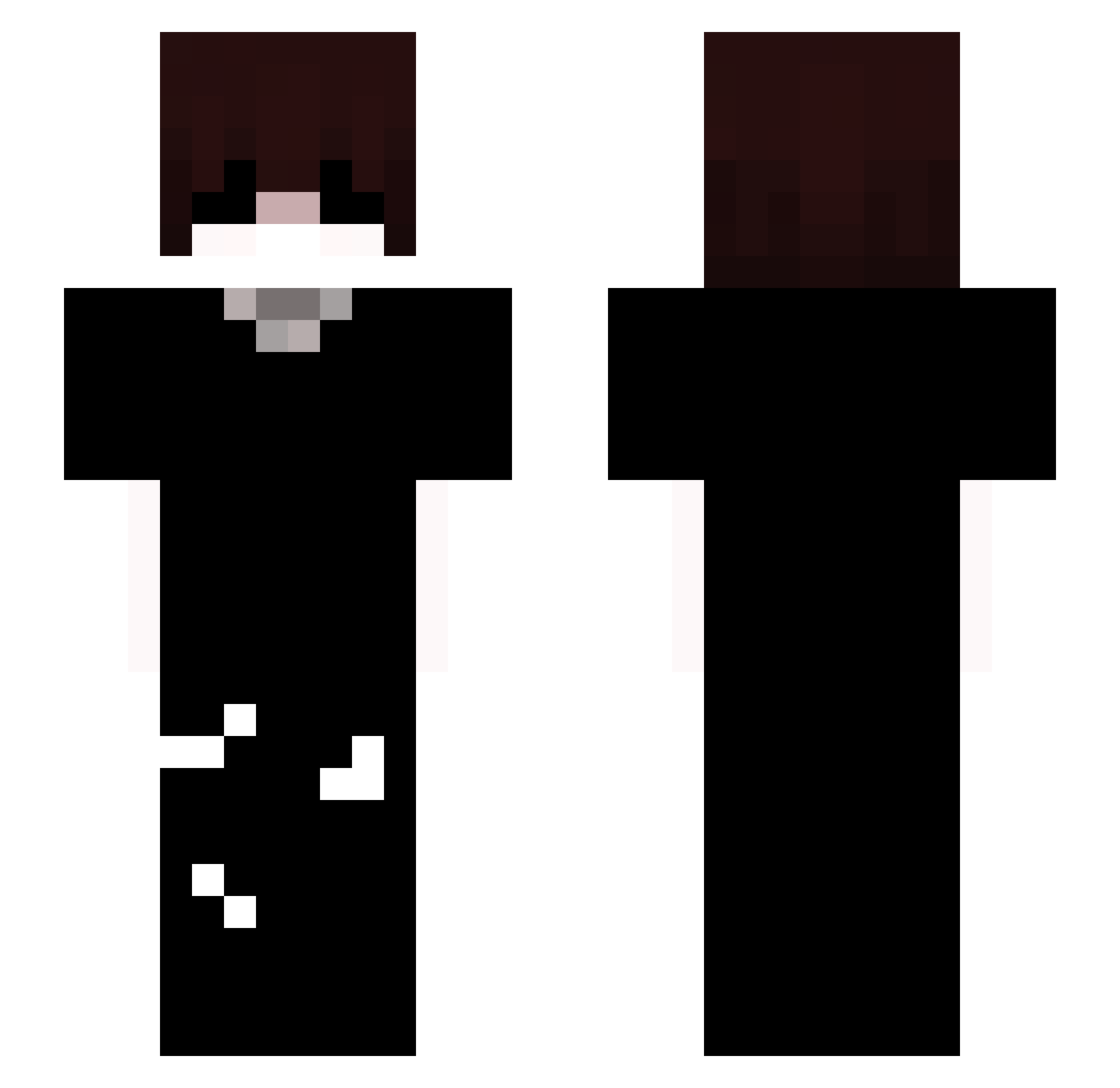 ckvss Minecraft skin, front and back view
