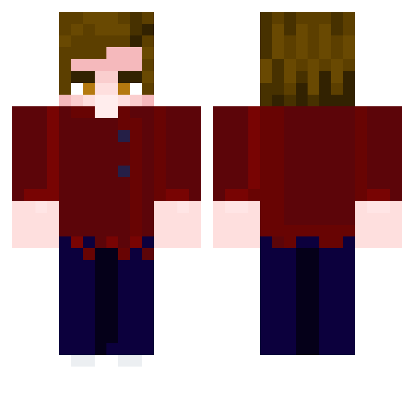 warlordZach03 Minecraft skin, front and back view