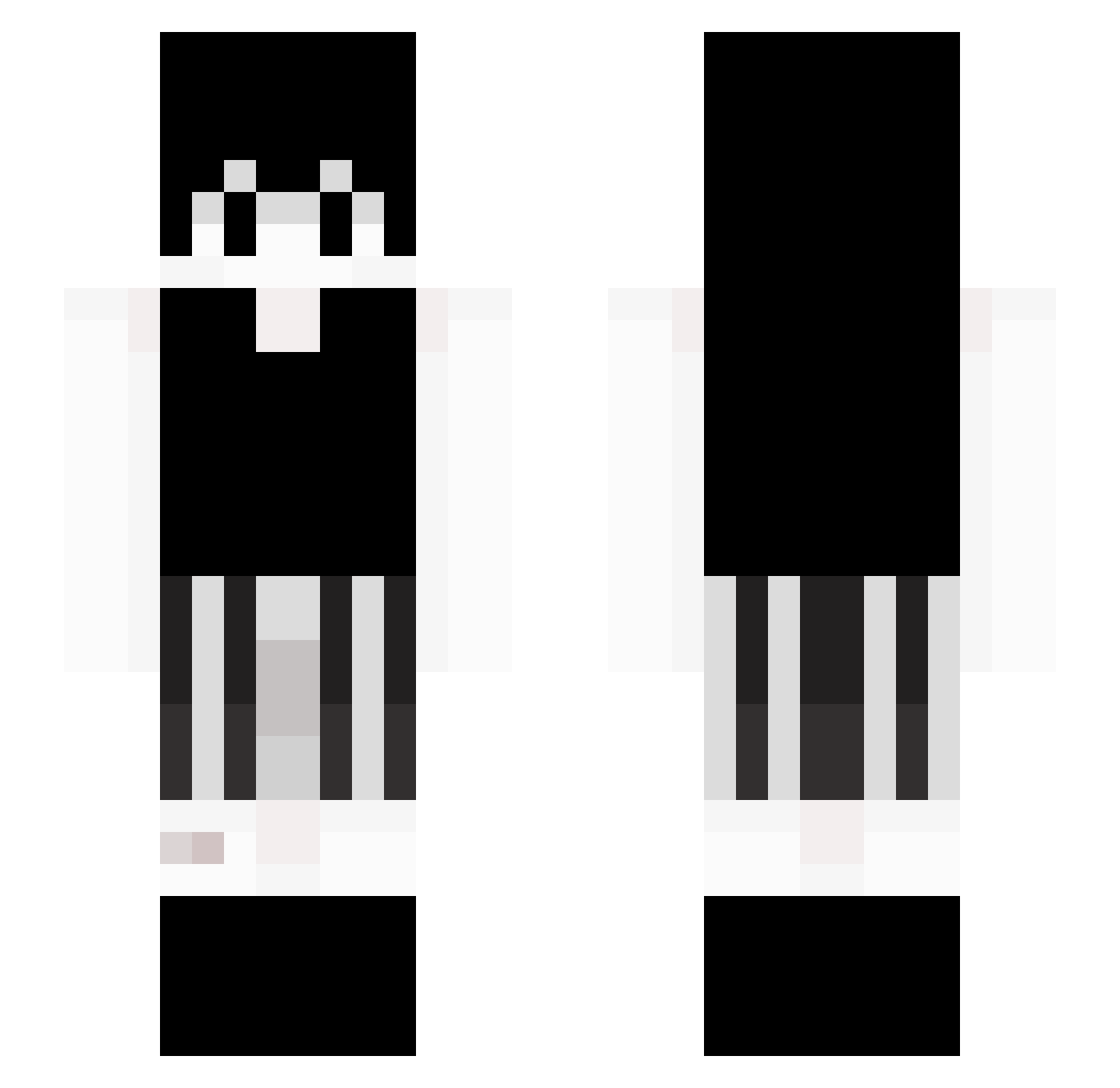 sebman494 Minecraft skin, front and back view